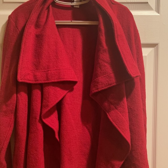 Chico Red Size 2 Sweater Cape - Picture 2 of 4